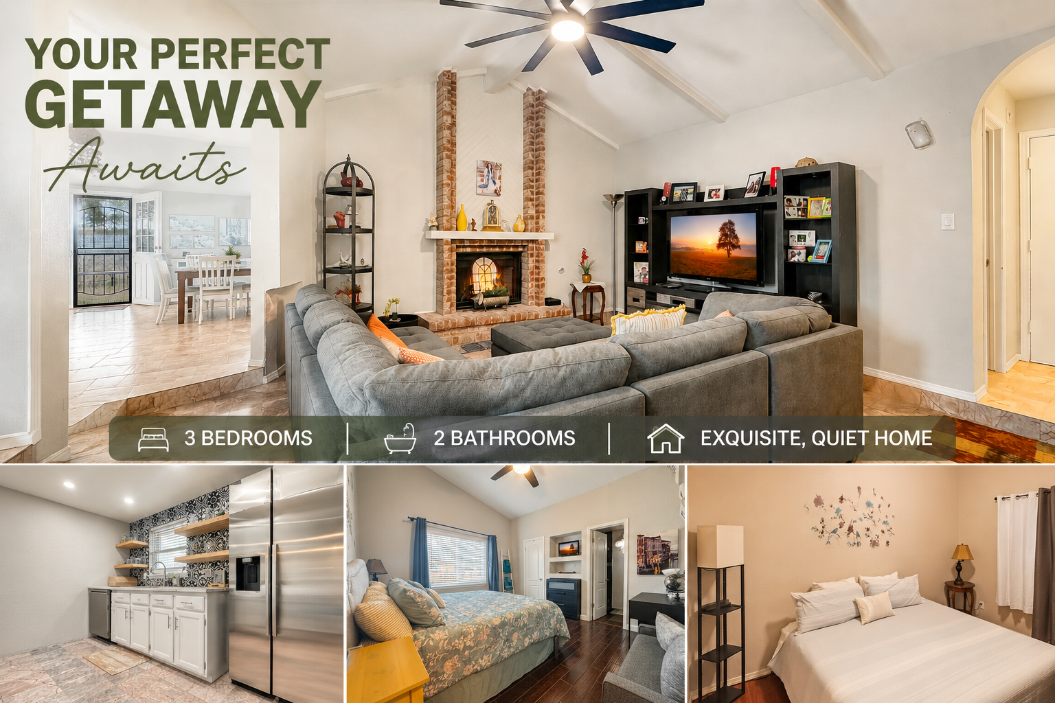 Exquisite & Stylish 3BR Home near Shopping